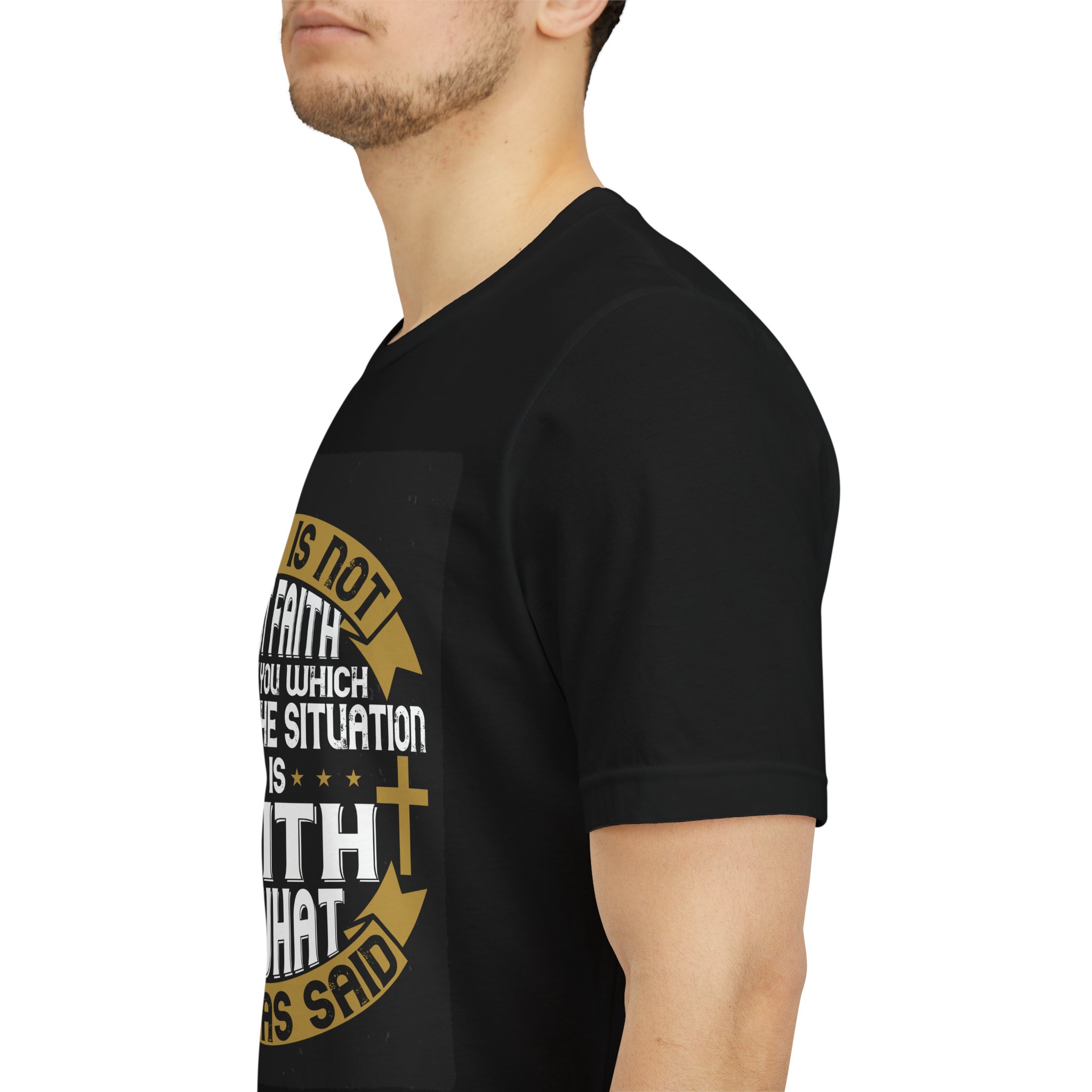 Faith Typographic Crosses T-Shirt | Christian Scripture Tee - Image 27