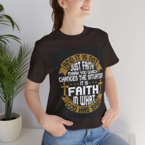 Faith Typographic Crosses T-Shirt | Christian Scripture Tee