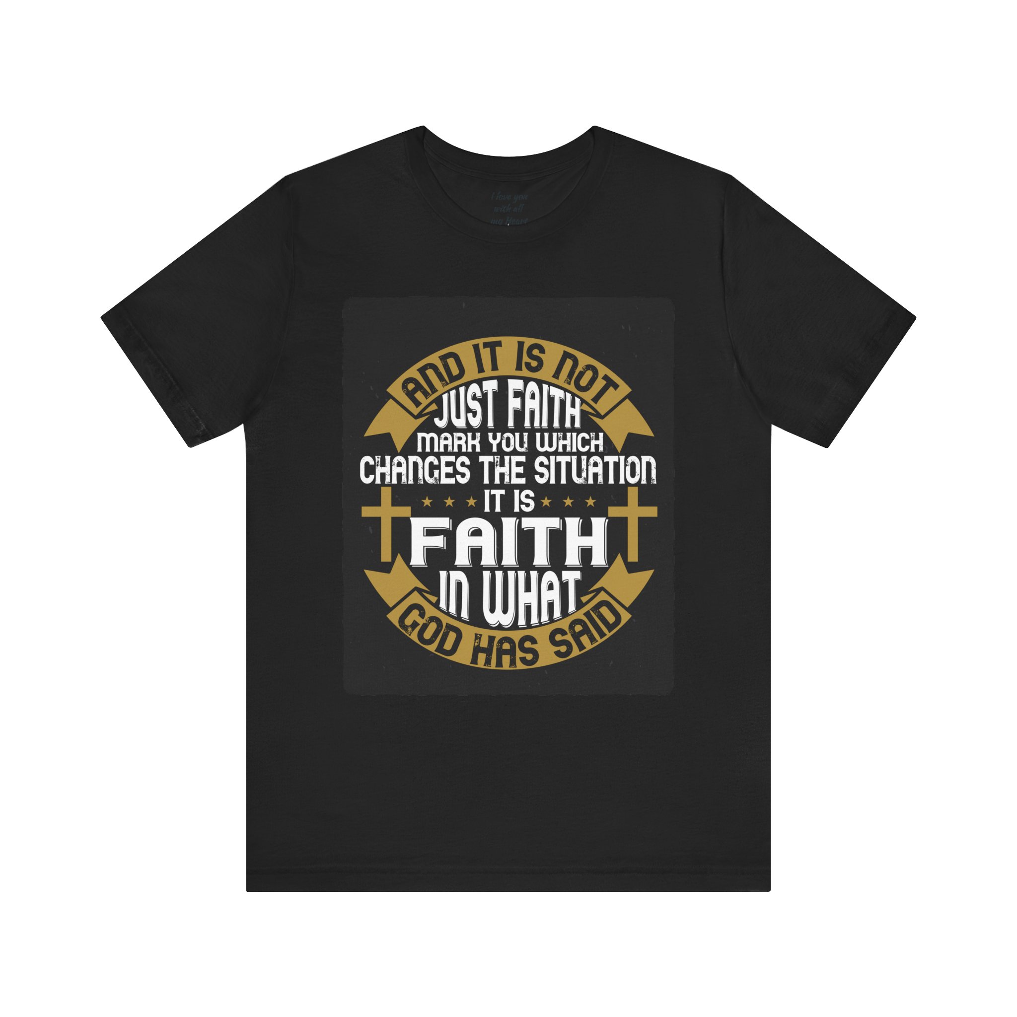 Faith Typographic Crosses T-Shirt | Christian Scripture Tee - Image 31