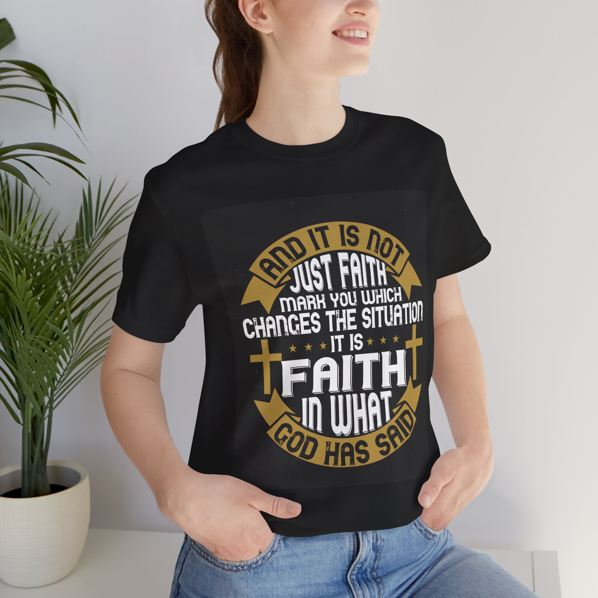 Faith Typographic Crosses T-Shirt | Christian Scripture Tee - Image 22