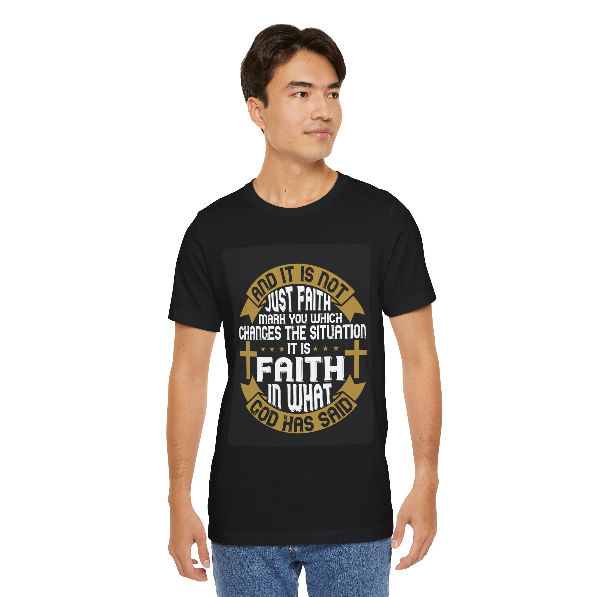Faith Typographic Crosses T-Shirt | Christian Scripture Tee - Image 18
