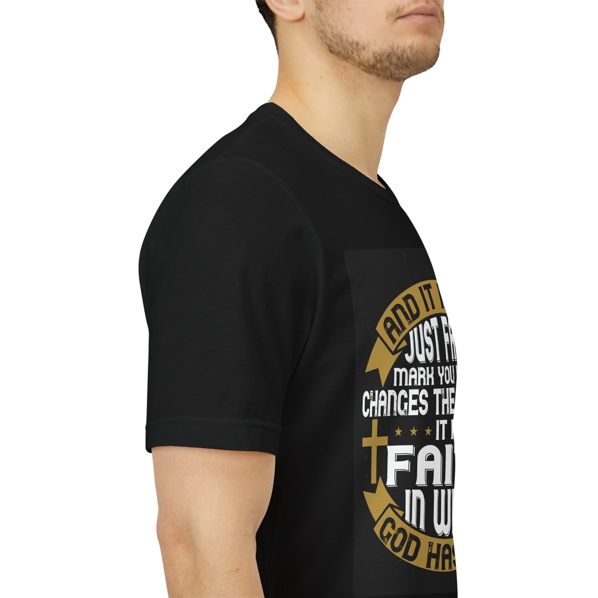 Faith Typographic Crosses T-Shirt | Christian Scripture Tee - Image 28